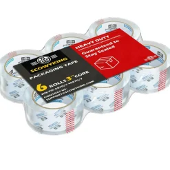 Clear Packing Tape Refills Heavy Duty,6 Pack,2.7 Mil,2
