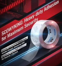 Clear Packing Tape Refills Heavy Duty,6 Pack,2.7 Mil,2