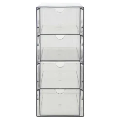 Clear 4-Piece Storage Drawers by Simply Tidy®