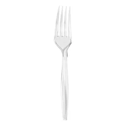 Clear Plastic Disposable Forks (1000 Forks)