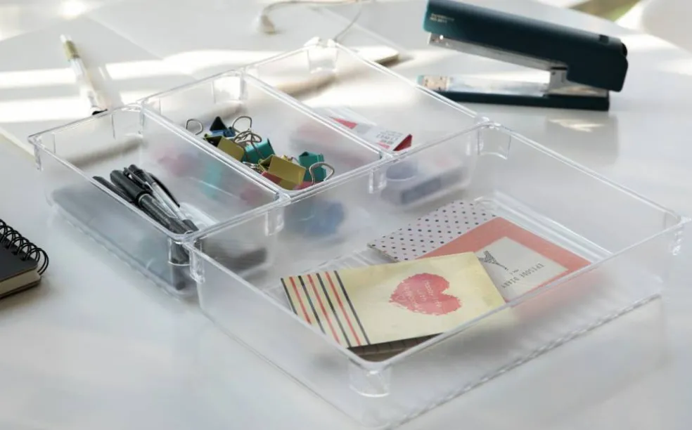 Clear Plastic Drawer Organizers