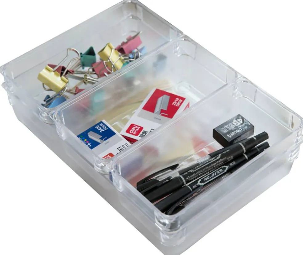 Clear Plastic Drawer Organizers