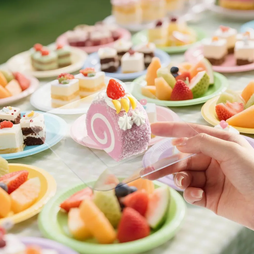 5" Clear Square Plates, 20ct. by Celebrate It™