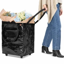 CleverMade® 90L XL Rolling Hauler Bag