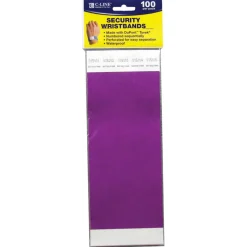 C-Line® DuPont™ Tyvek® Security Wristbands, Pack of 100
