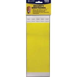 C-Line® DuPont™ Tyvek® Security Wristbands, Pack of 100