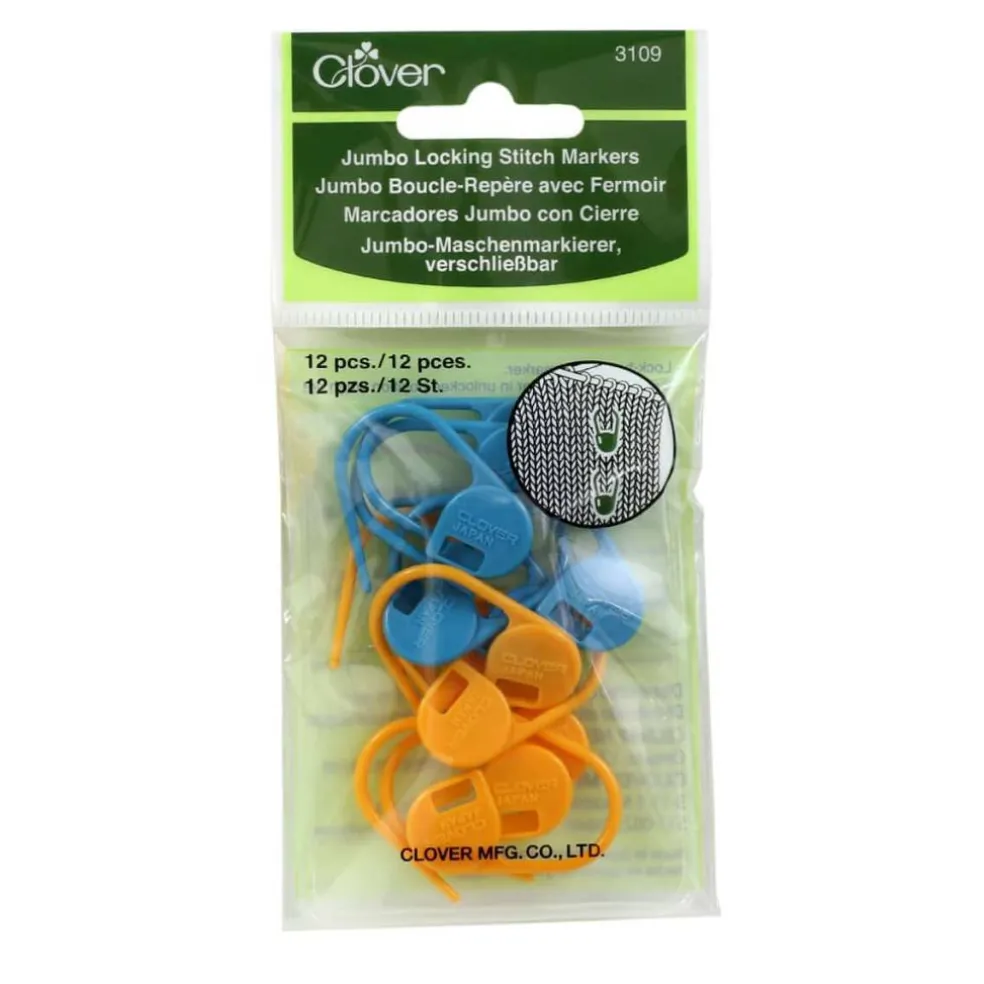 Clover Jumbo Locking Stitch Markers