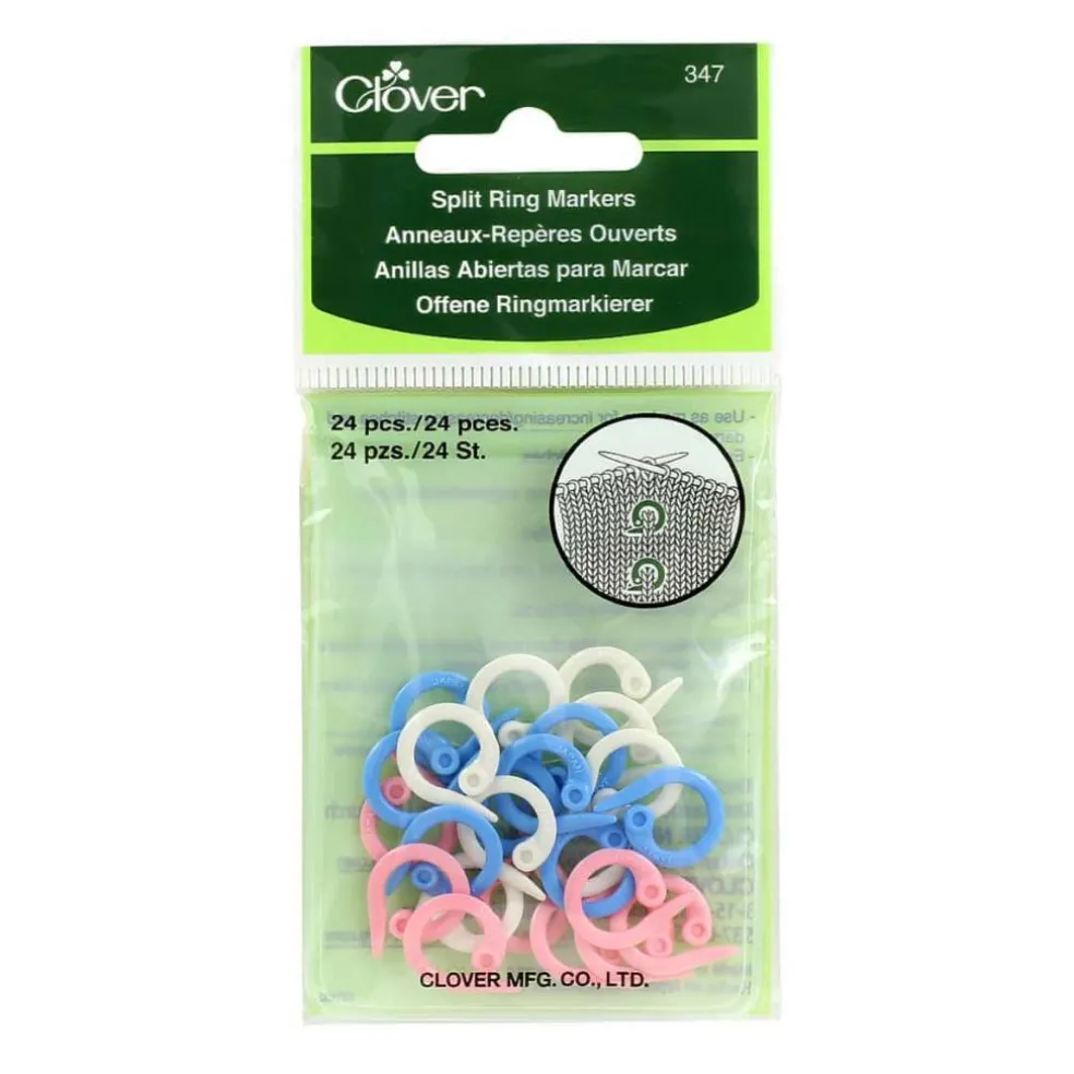Clover Split Ring Markers