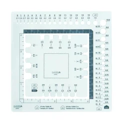 Clover Swatch Ruler & Needle Gauge