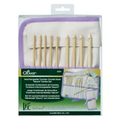 Clover Takumi® Interchangeable Tunisian Crochet Hook Combo Set