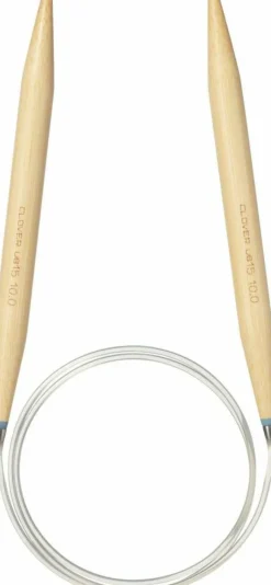 Clover Takumi Pro Bamboo Circular Knitting Needles 32"- US 0-15