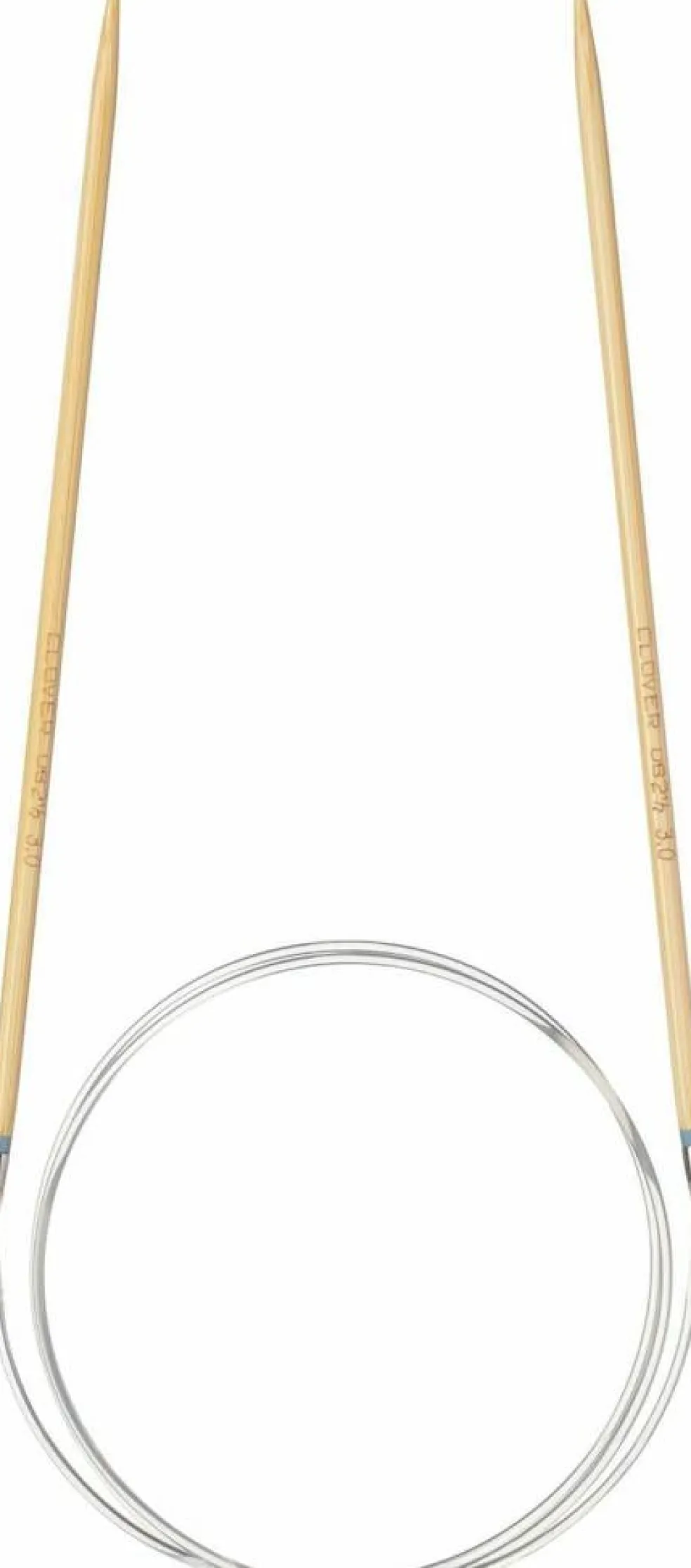 Clover Takumi Pro Bamboo Circular Knitting Needles 32"- US 0-15