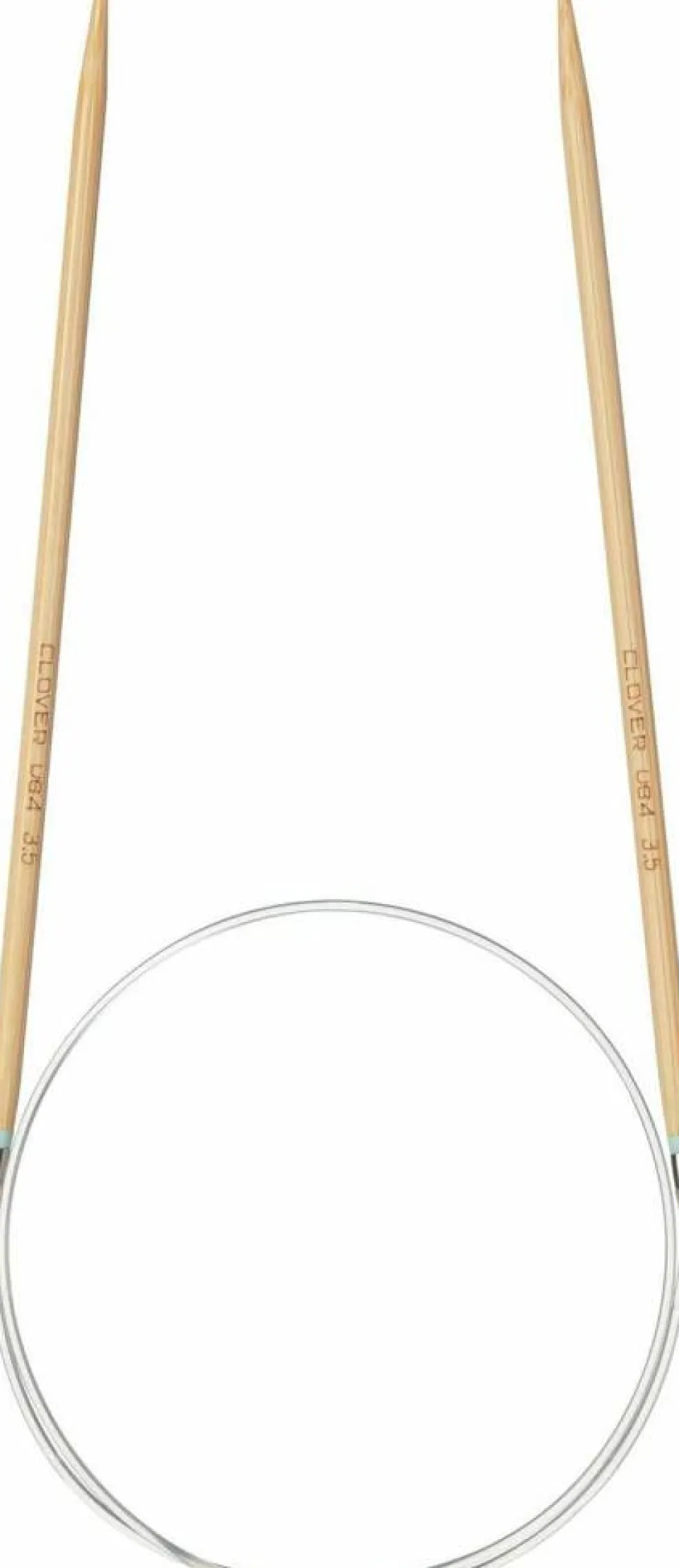 Clover Takumi Pro Bamboo Circular Knitting Needles 24"- US 0-15