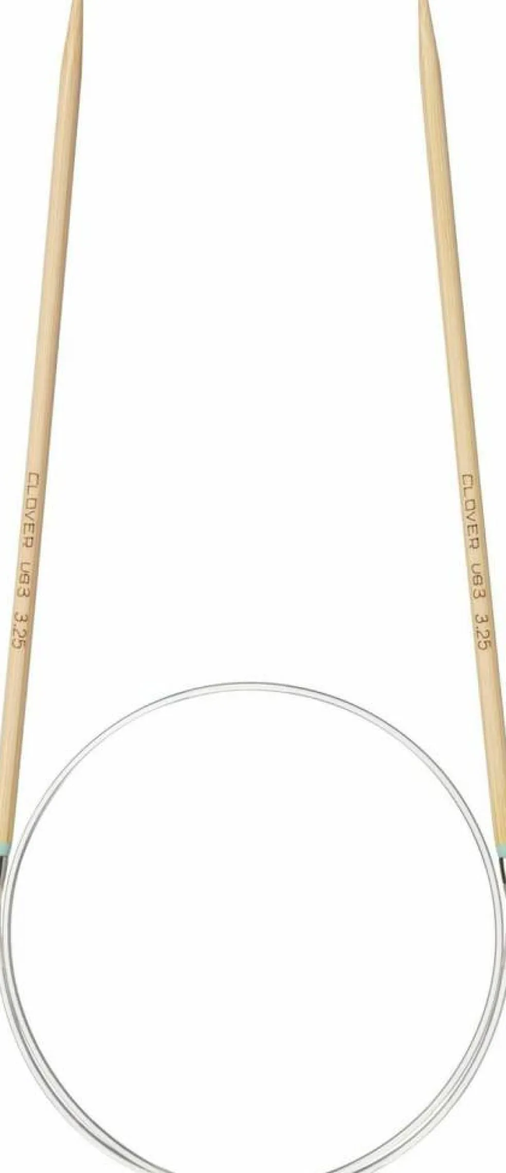 Clover Takumi Pro Bamboo Circular Knitting Needles 24"- US 0-15