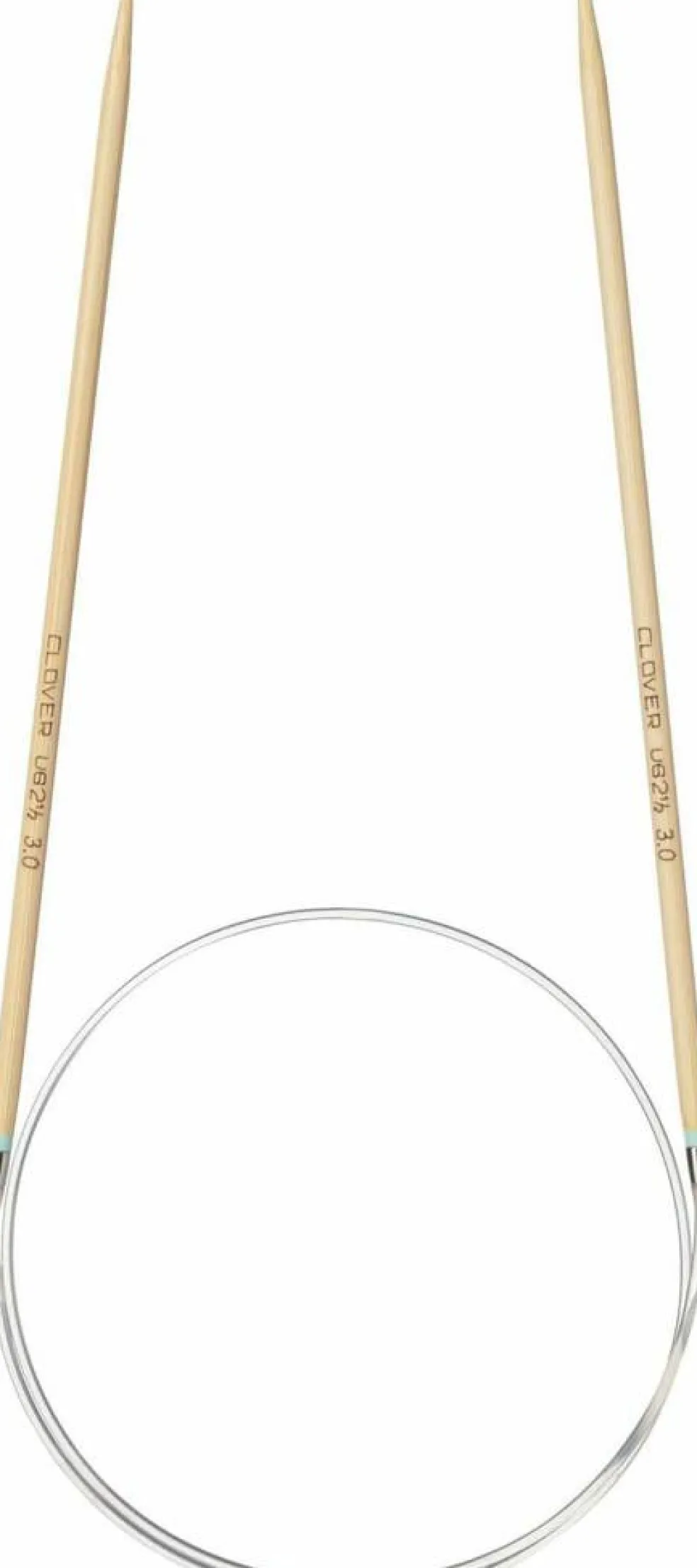 Clover Takumi Pro Bamboo Circular Knitting Needles 24"- US 0-15