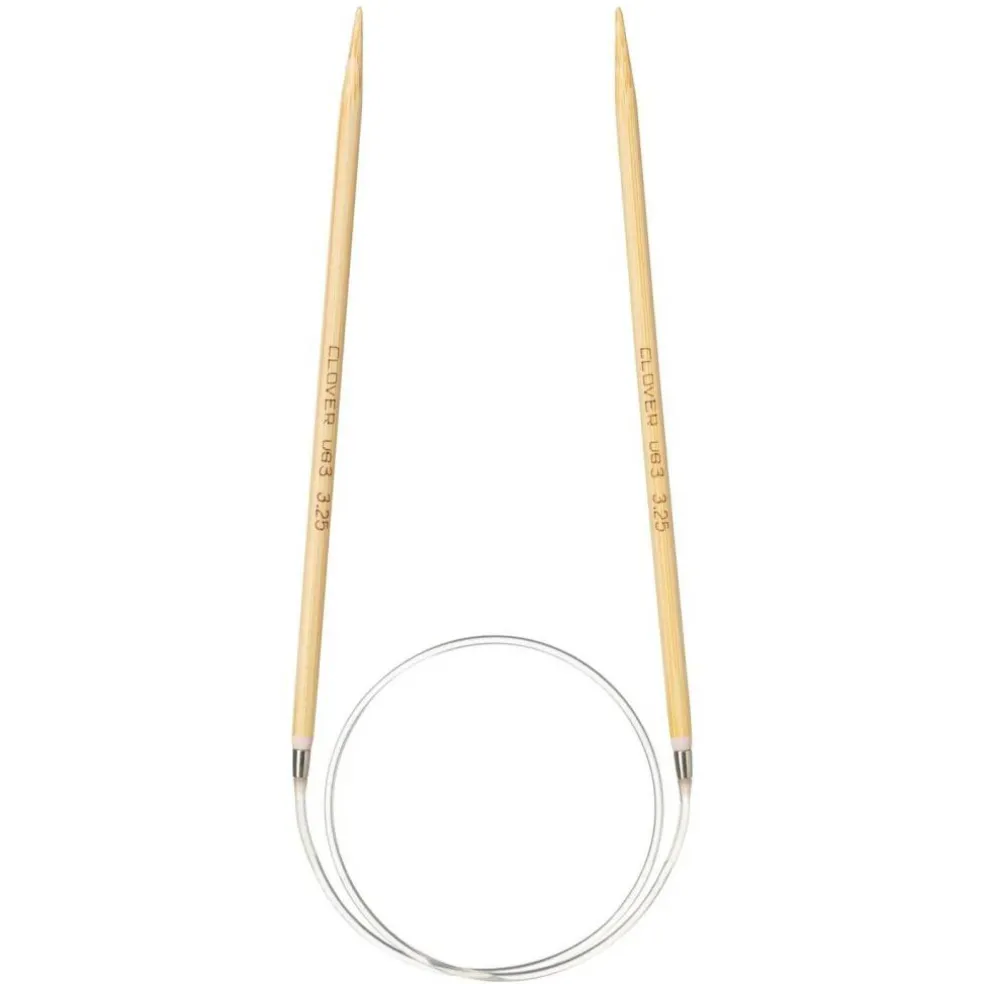 Clover Takumi Pro Bamboo Circular Knitting Needles 16"- US 0-15