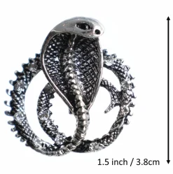 1.5" Cobra with Gems Metal Accent by Ashland®