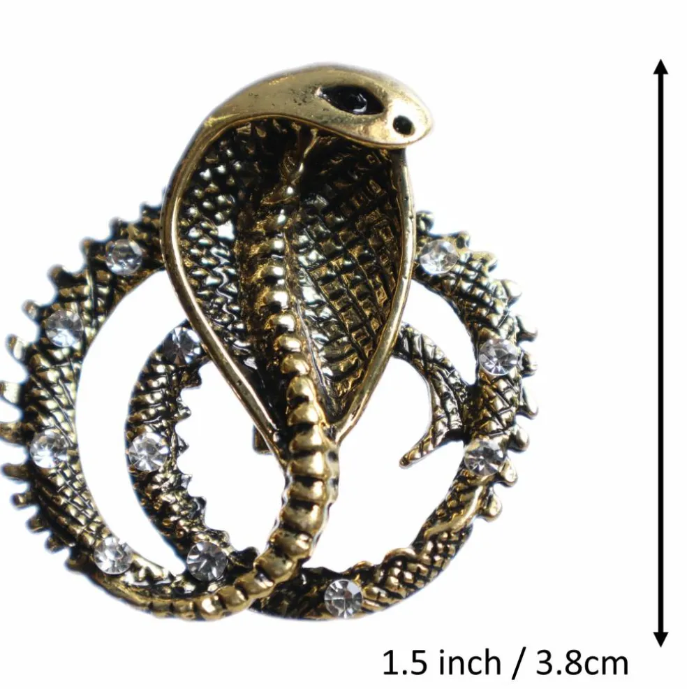 1.5" Cobra with Gems Metal Accent by Ashland®