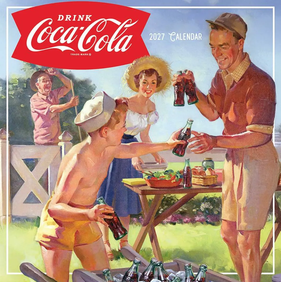 2027 Coca-Cola Mini Calendar