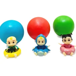CoComelon SUDs SOAPrize Fun Pack - 3pk Includes Skipper JJ, Shark JJ, & Ballerina CeCe, Multicolored, Kids Soap Balls With Toys Inside, Item #8889
