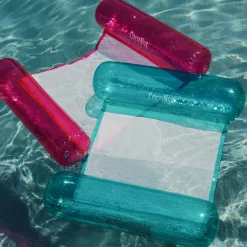CocoNut Float 4ft. Aqua Glitter Hammock Pool Lounger