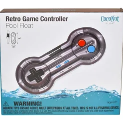 CocoNut Float 54" Retro Game Controller Inflatable Pool Float