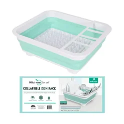 Collapsible Plastic Dish Rack - 3 Colors