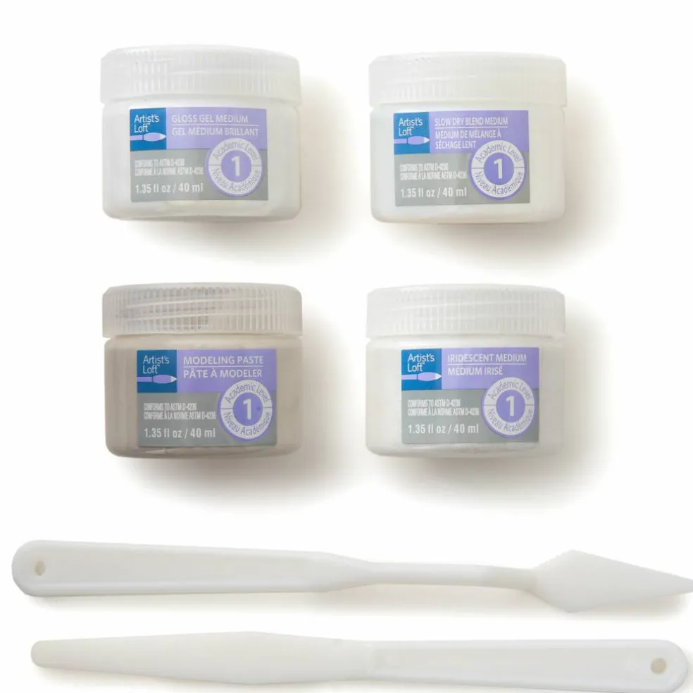 18 Color Acrylic Paint & Mediums Set by Artist's Loft™, 21ml