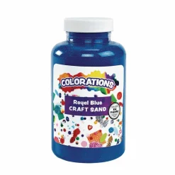 Colorations Colorful Vibrant Royal Blue Sand 22 oz Jar