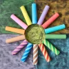 Colorations Jumbo Sidewalk Chalk, 50 Pieces, 4" x 1", Washable, Non-Toxic