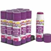 Colorations Jumbo Washable Purple Glue Sticks, Set of 12