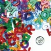 Colorations Translucent Multi-Color Uppercase Letters, Transluscent Plastic