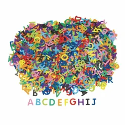 Colorations Uppercase Alphabet Cardstock Letters, 2,600 Pieces
