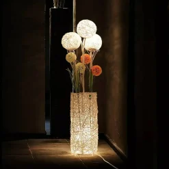 3Color Change Modern Corner Floor Lamp Decor Lighting Living Room Family Bedroom