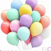 Colorful Multicolor Macaron Latex Party Balloons(Rainbow Balloons)