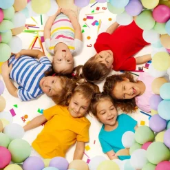 Colorful Multicolor Macaron Latex Party Balloons(Rainbow Balloons)