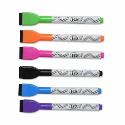 6 Color Magnetic Dry Erase Markers by B2C™