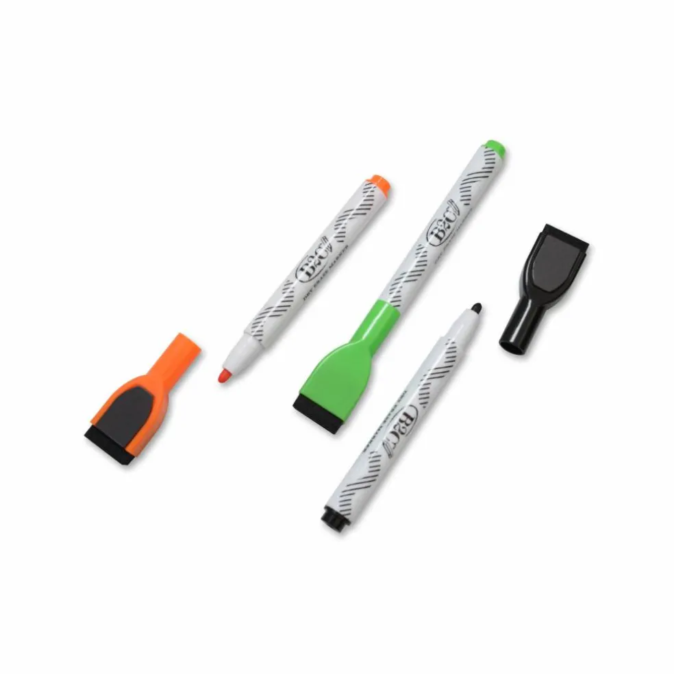 6 Color Magnetic Dry Erase Markers by B2C™