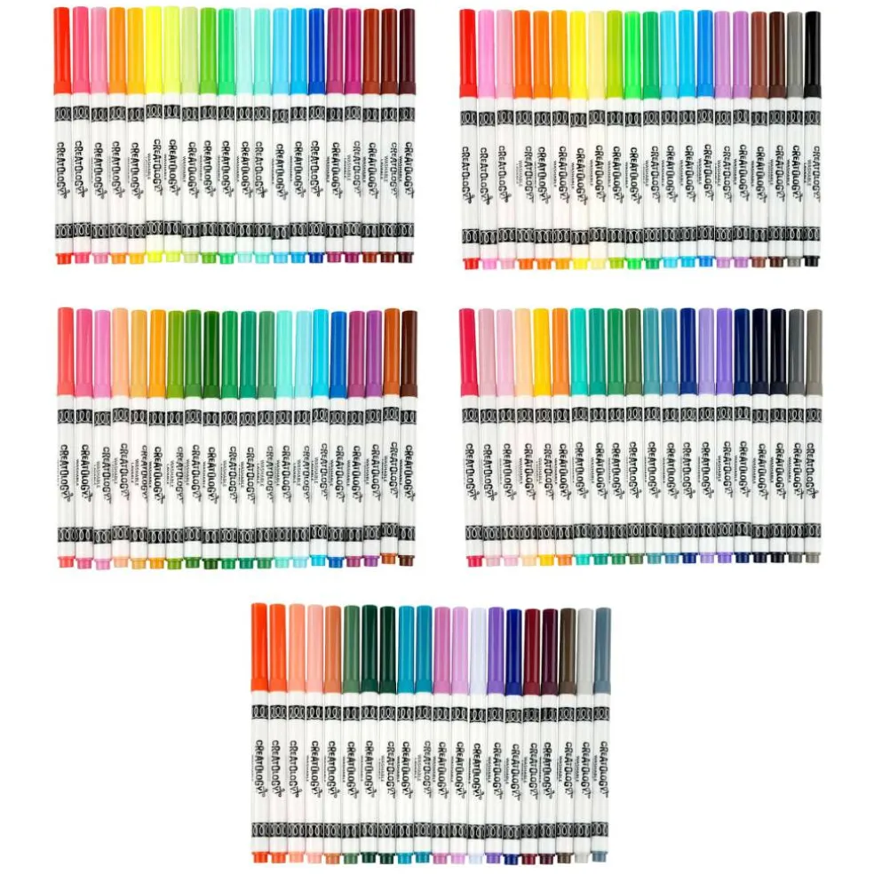 100 Color Round Tip Washable Marker Set by Creatology™