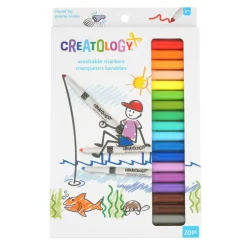 20 Color Round Tip Washable Marker Set by Creatology®