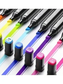 168 Colors Alcohol Markers, Dual-Tips Permanent Art Pen Set 🎨