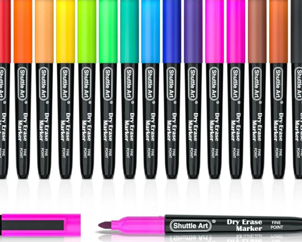 15 Colors Magnetic Whiteboard Dry Erase Markers
