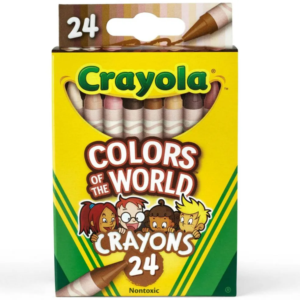 Colors of the World Crayons, 24 Colors
