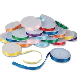 Color Splash!® Satin Ribbon Spool Assortment, 32ct.