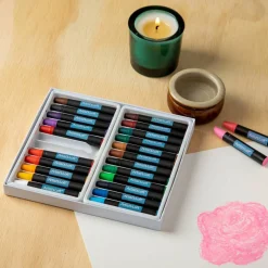 23 Color Water Soluble Wax Pastels by Artist's Loft®