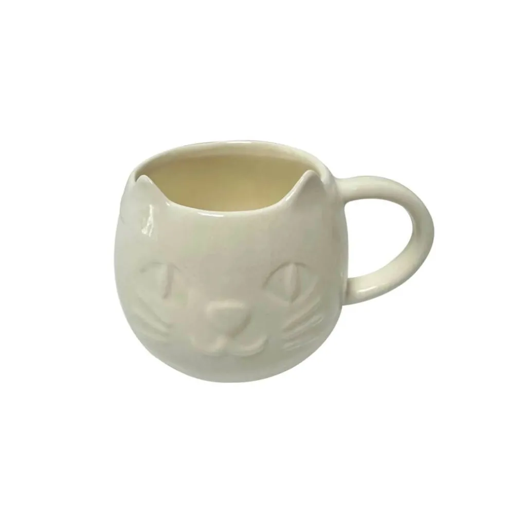 Color Your Own Ceramic Black Cat Mug Kit by Creatology™