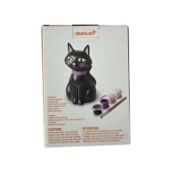 Color Your Own Ceramic Black Cat Figure Kit by Creatology™