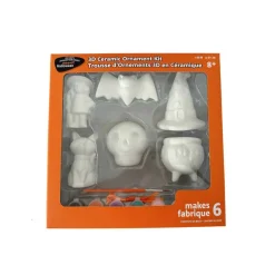 Color Your Own Witchy Ceramic Ornaments Kit by Creatology™