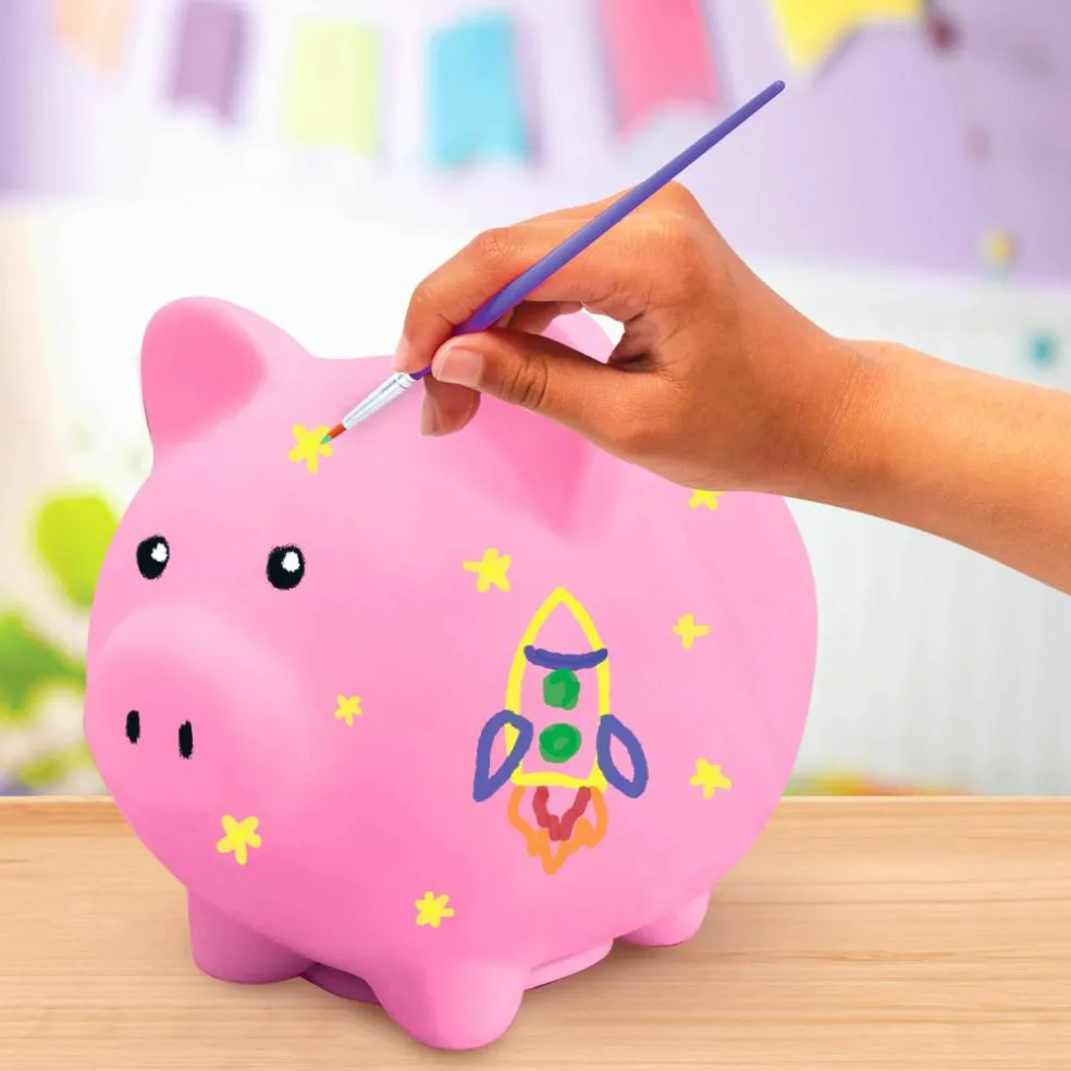 Color Zone® Paint Your Own Piggy Bank