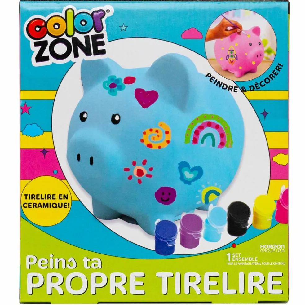 Color Zone® Paint Your Own Piggy Bank